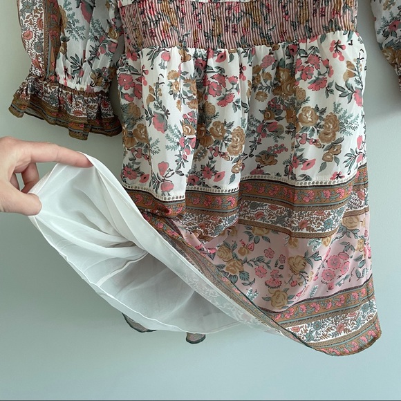 Love The Label Boho Floral Dress Shabby Chic Size S - Picture 8 of 13
